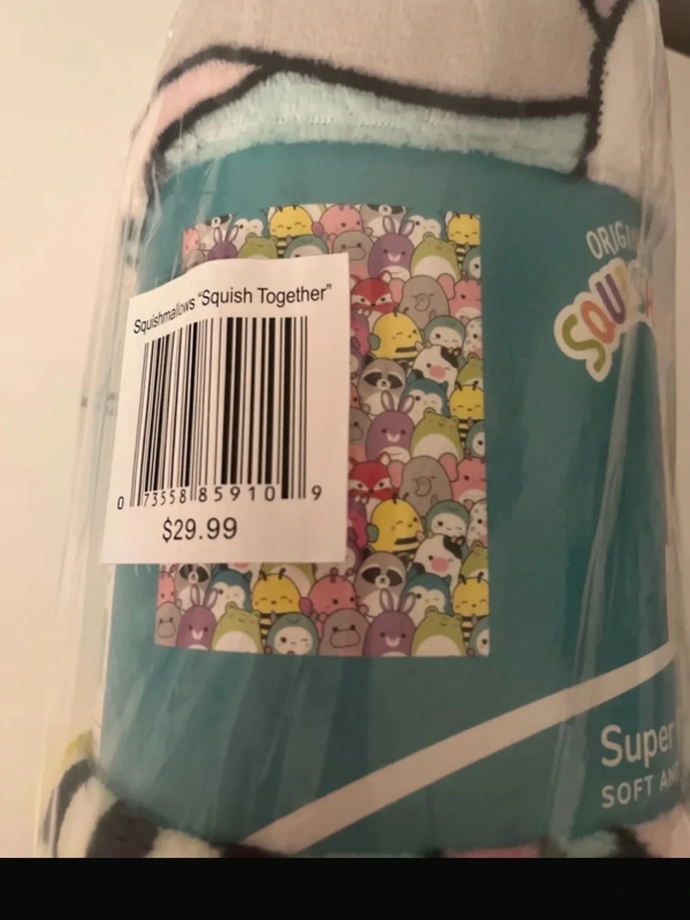 Squishmallows “Squish Together” Throw Blanket